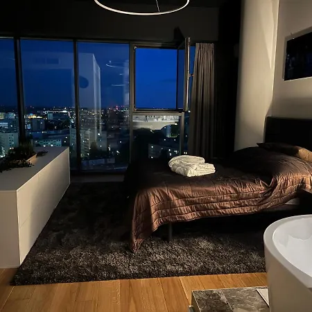 Hanza Tower - Luxurious 60m2 - 15th Floor View דירה שצ'צ'ין