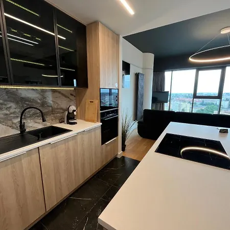 Hanza Tower - Luxurious 60m2 - 15th Floor View דירה