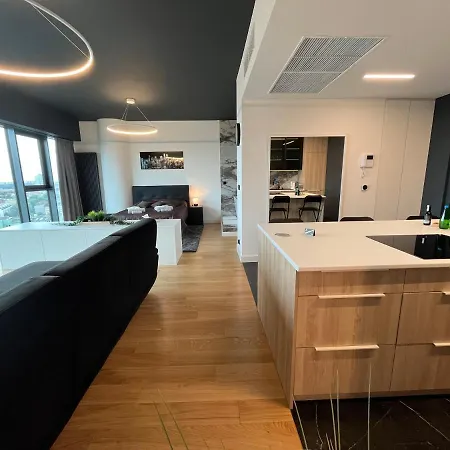 Hanza Tower - Luxurious 60m2 - 15th Floor View * שצ'צ'ין
