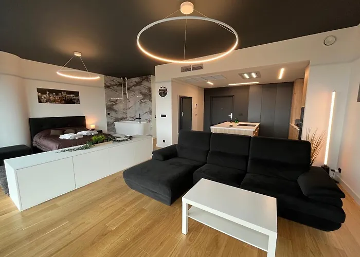 Apartment Hanza Tower - Luxurious 60m2 - 15th Floor View Szczecin