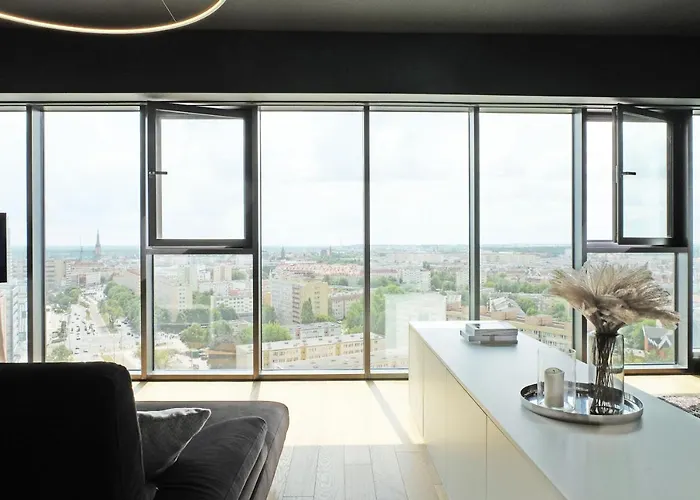 Hanza Tower - Luxurious 60m2 - 15th Floor View * Szczecin